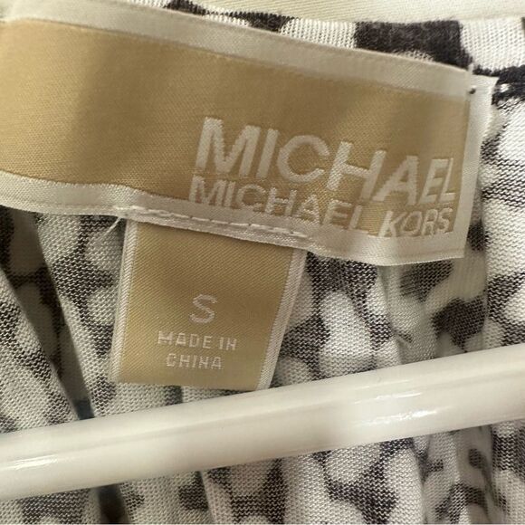 Michael Kors small brown & white top - Picture 3 of 4